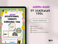 OT Screening Tool | School System| 80-Page Fine Motor Assessment Bundle | Digital Download