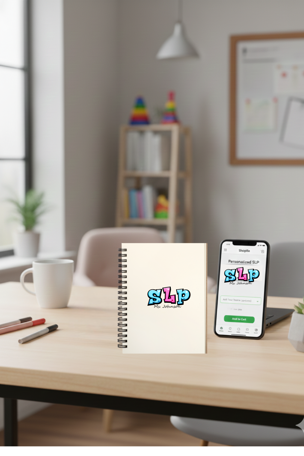 Personalized SLP Sticker – Custom Name