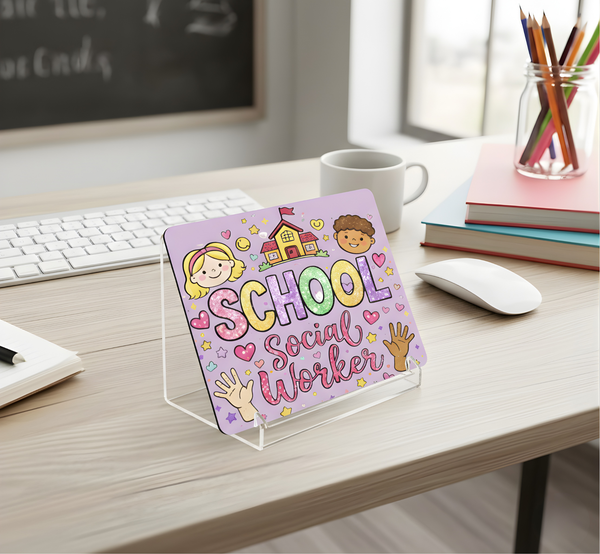 School Social Worker Mouse Pad