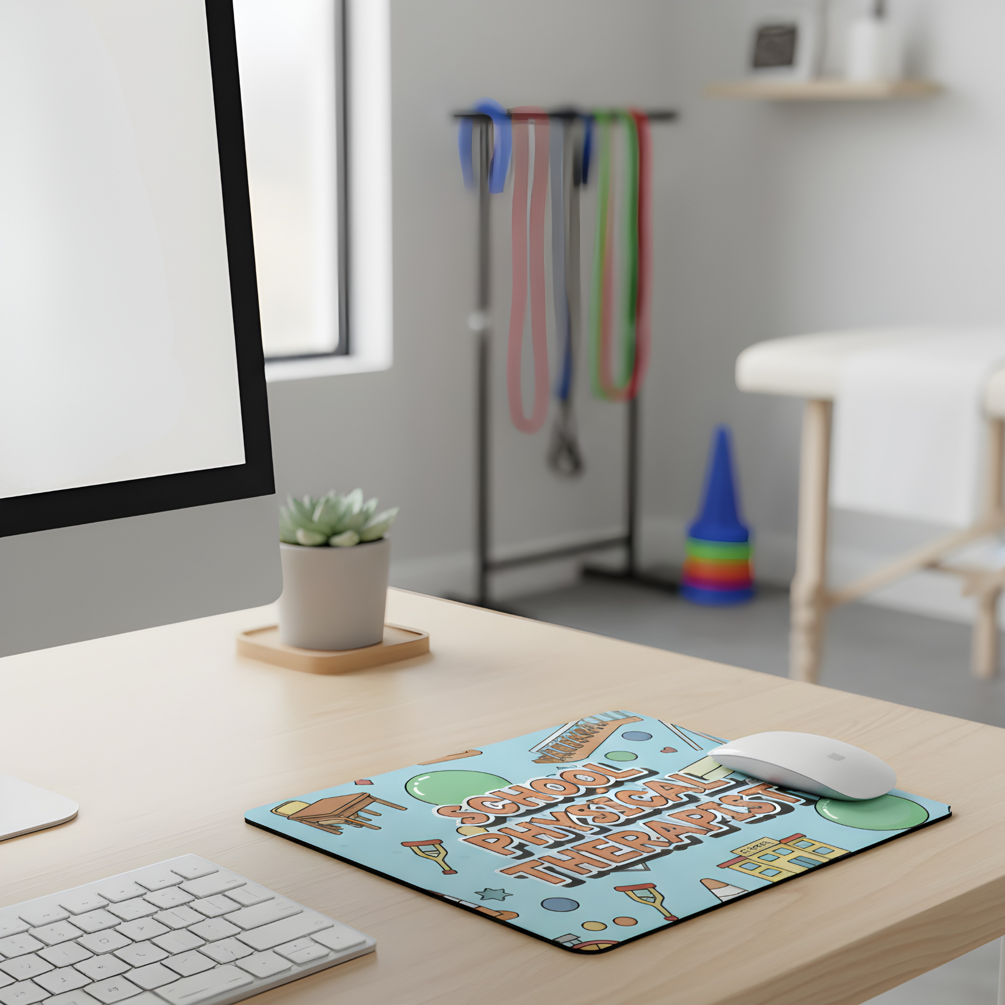 School Physical Therapist Mouse Pad