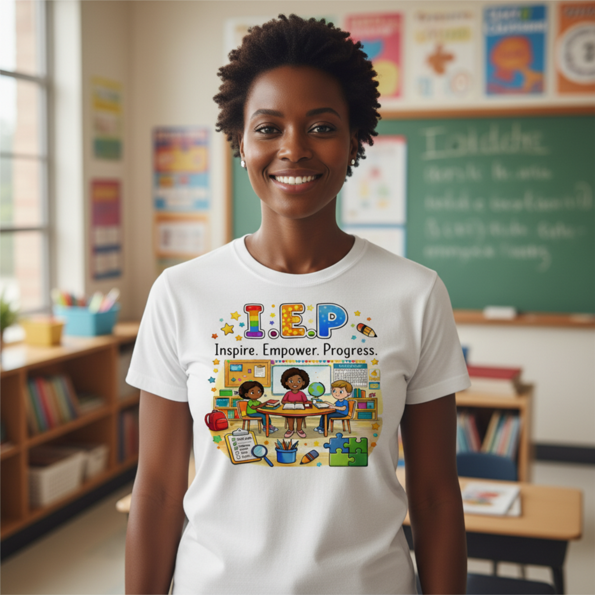 I.E.P. Inspire. Empower. Progress. Special Education Teacher T-Shirt