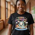 School Psychologist "Here to Help & Support" Graphic T-Shirt