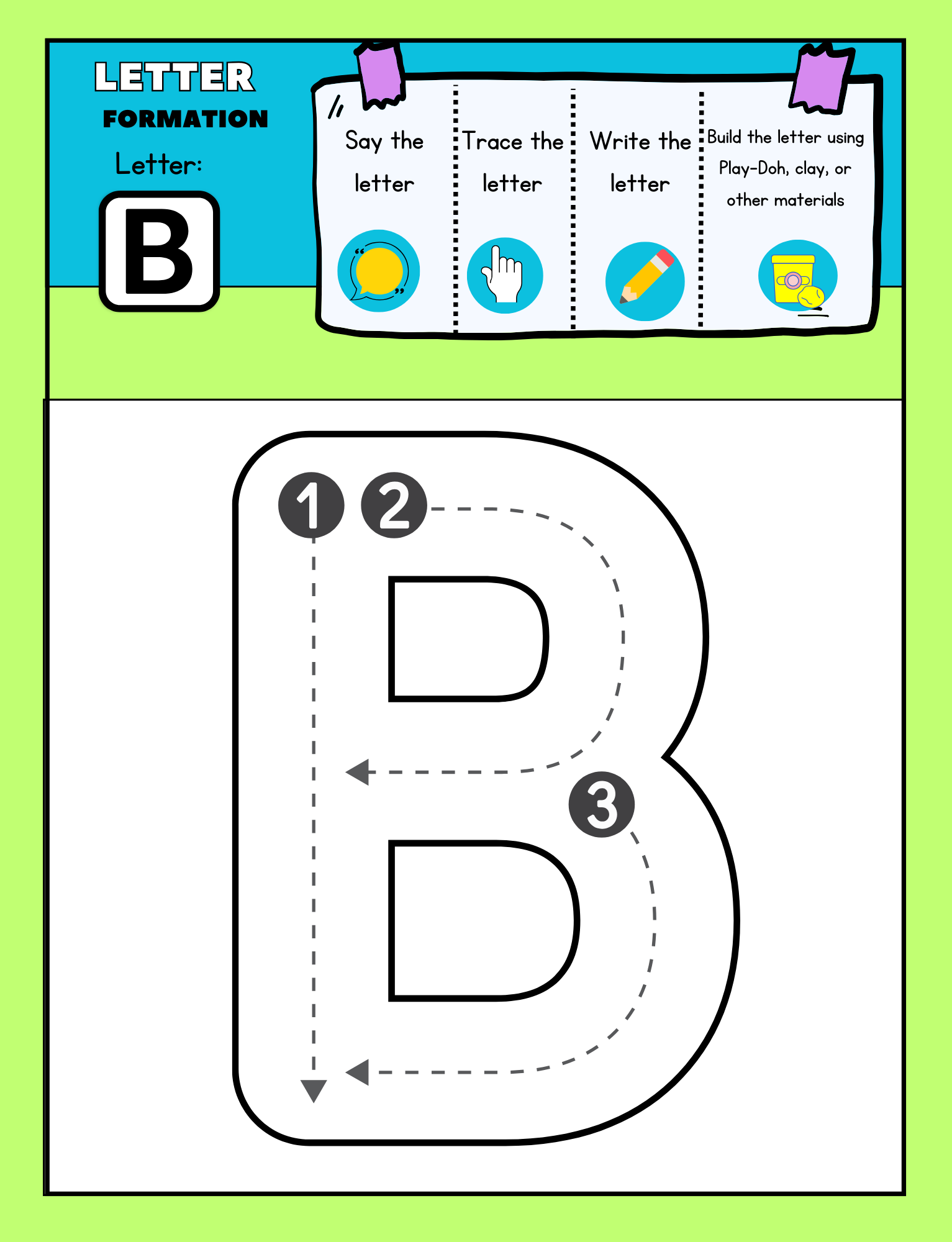 Alphabet Formation Skill Development Workbook