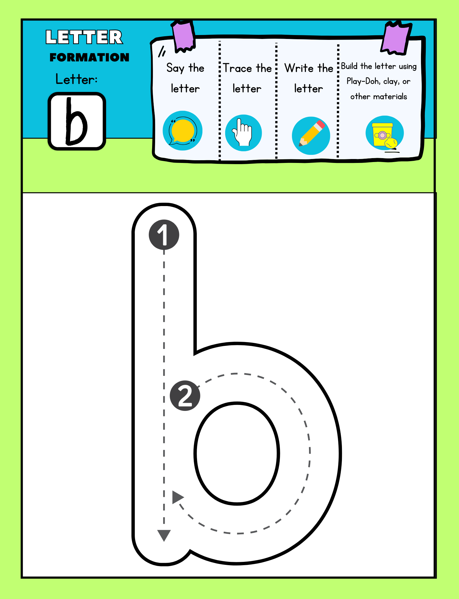 Alphabet Formation Skill Development Workbook