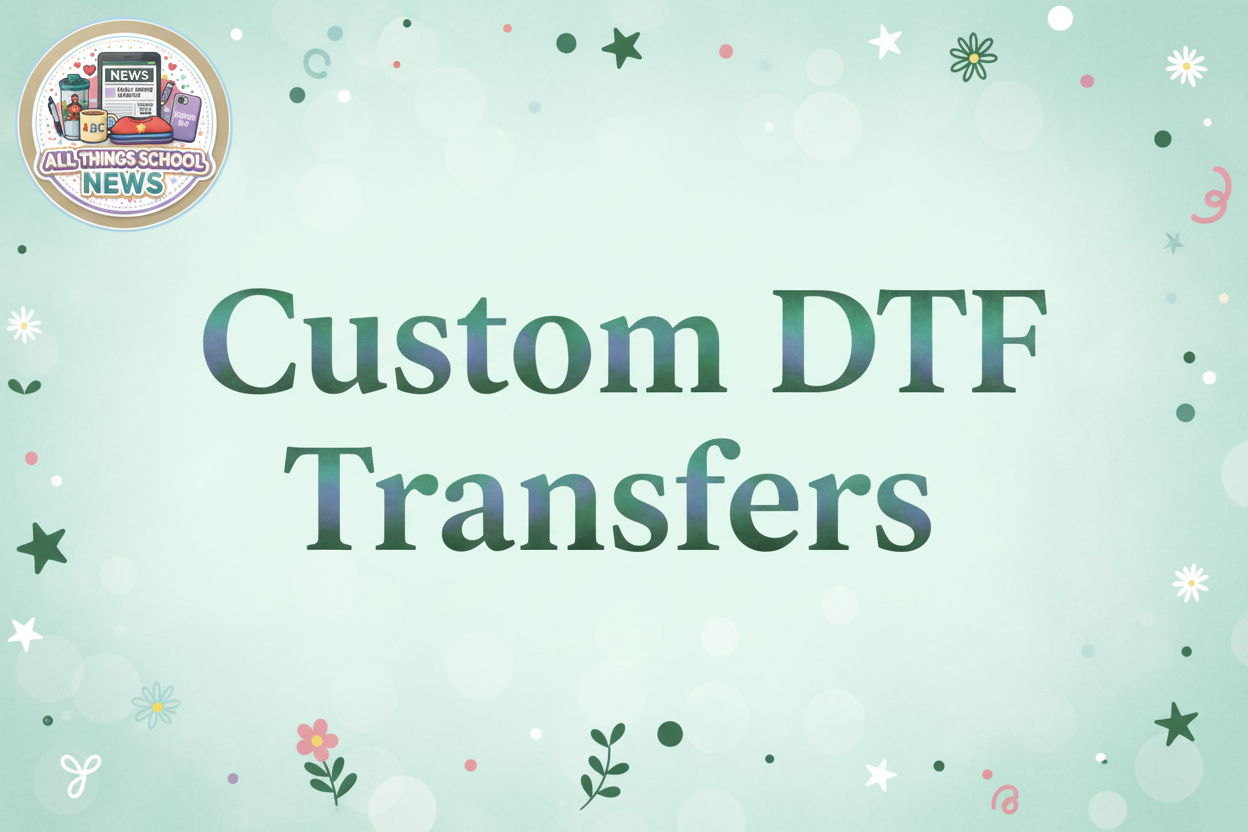 Custom DTF Transfers - Mint Green Banner