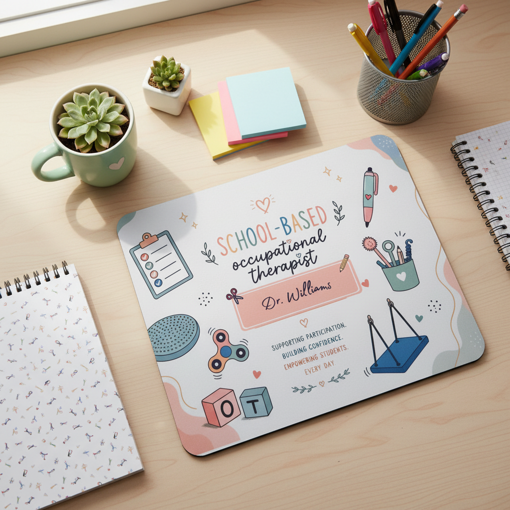Desk lifestyle mockup