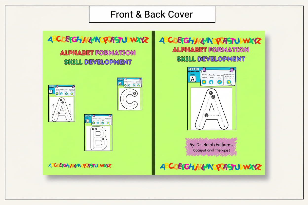 Front & Back Cover mockup