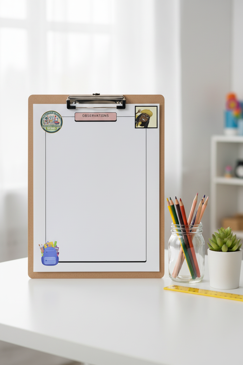 OT Screening Clipboard Mockup
