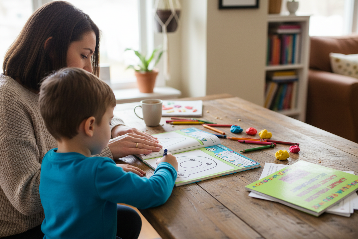 Parent and child home mockup