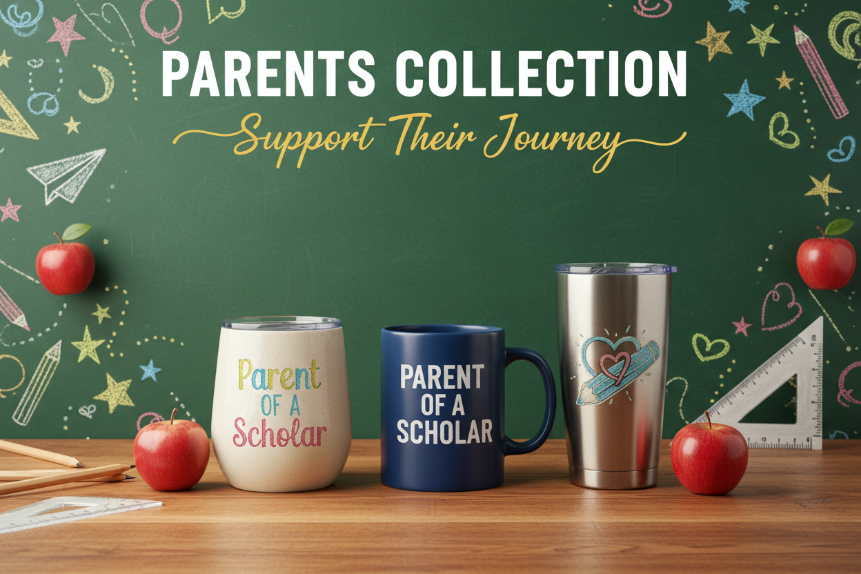 Parent Cups Mugs Tumblers Collection Banner