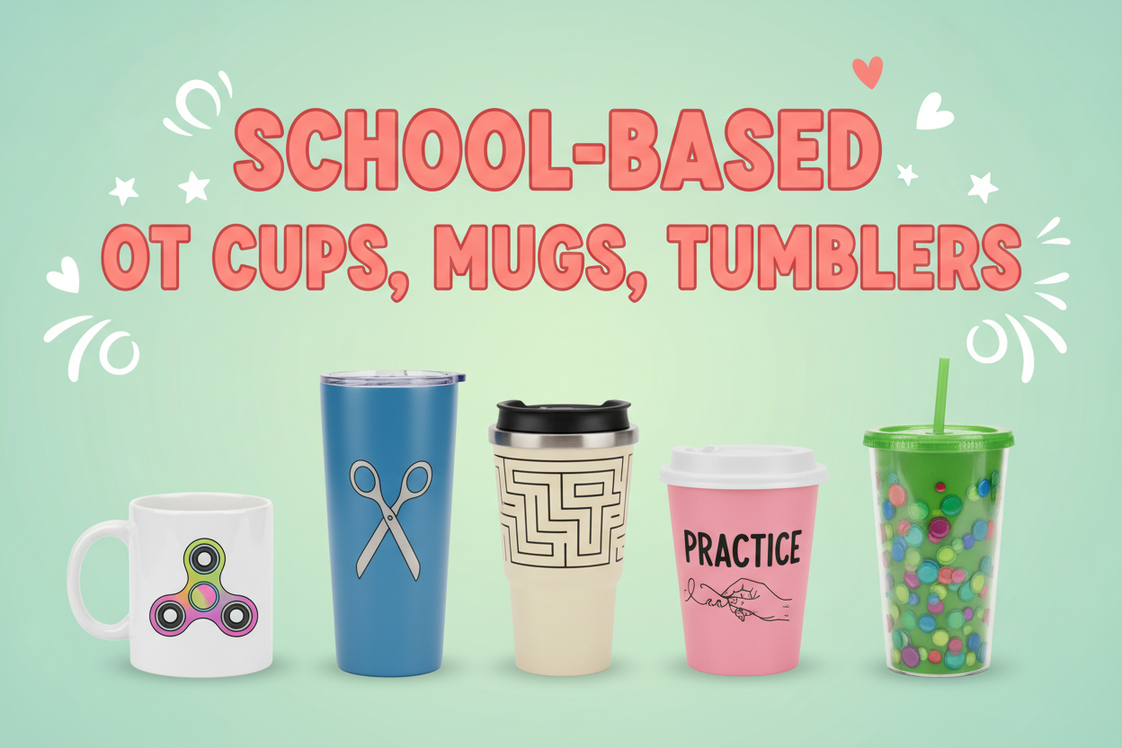 School-Based OT Cups, Mugs, Tumblers Banner