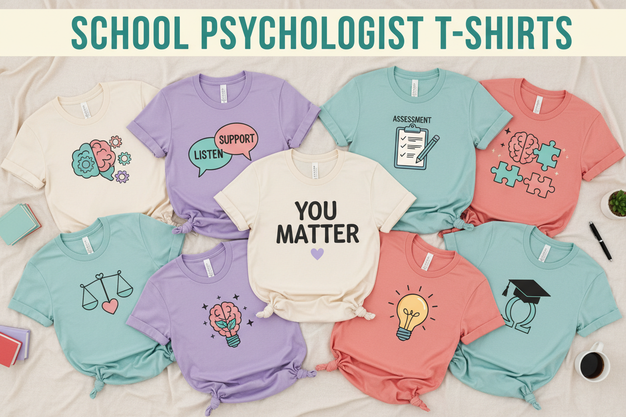 SCHOOL PSYCHOLOGIST T-SHIRTS Collection Banner