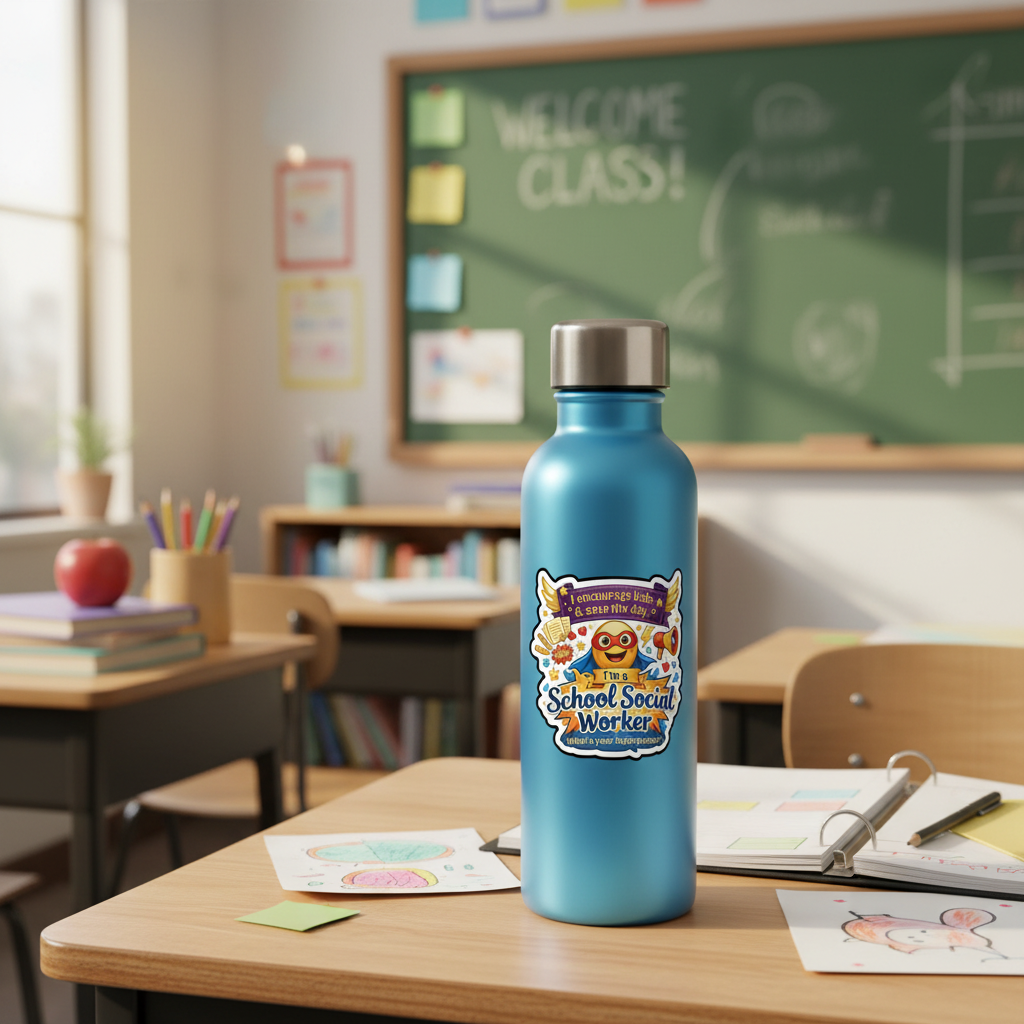 SSW Superpower Sticker - Water Bottle