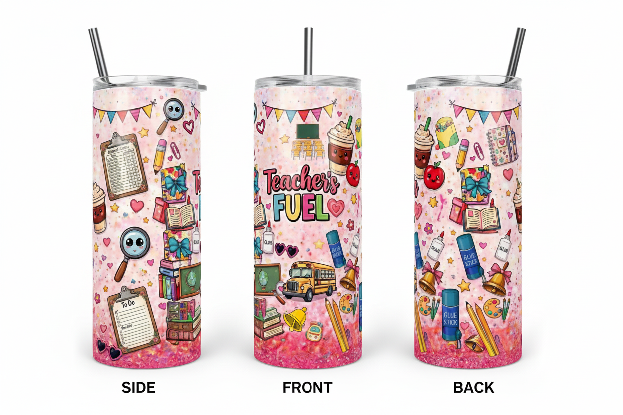 Teacher's Fuel Tumbler - Front Centered