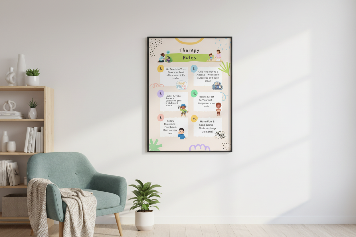 Therapy room mockup